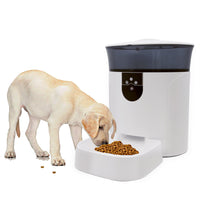Pet Genius Smart Wi-Fi Video 7.0L Automatic Pet Feeder with Camera and Click Feeding for Pets