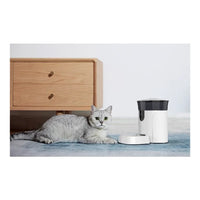 Pet Genius Smart Wi-Fi Video 7.0L Automatic Pet Feeder with Camera and Click Feeding for Pets