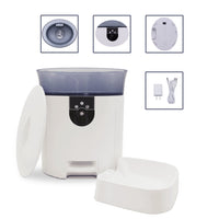 Pet Genius Smart Wi-Fi Video 7.0L Automatic Pet Feeder with Camera and Click Feeding for Pets